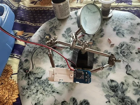 Reed switch modification with 22AWG wires