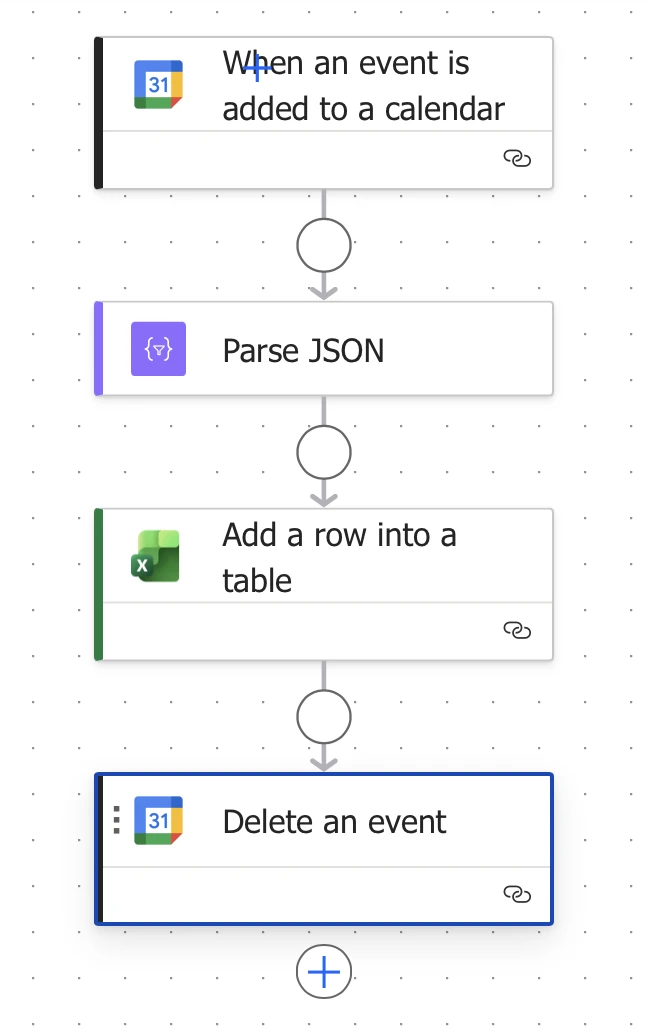 Calendar transaction event in light mode