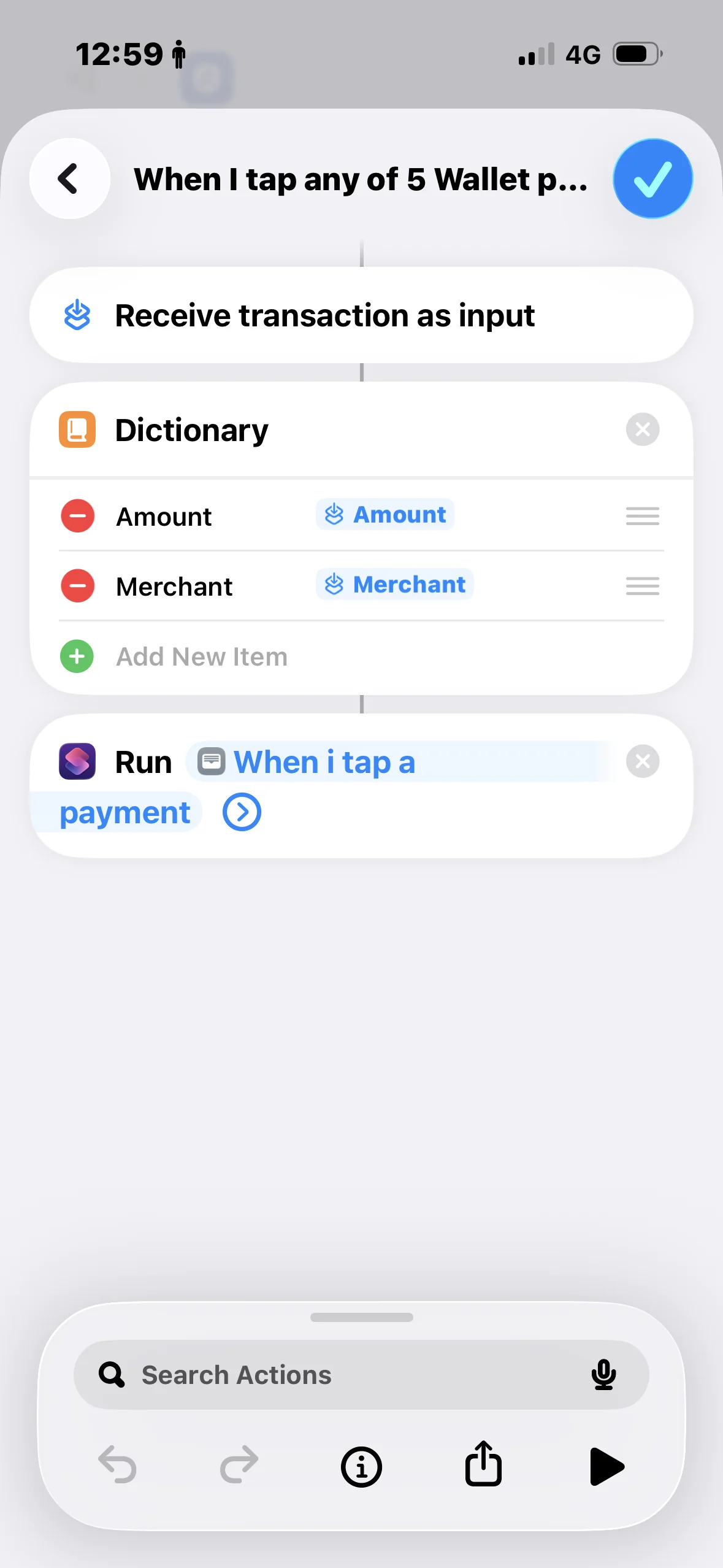 Automation input in light mode